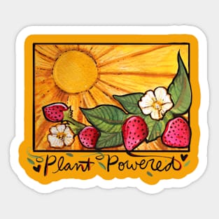 Plant Powered Sticker